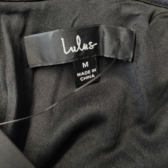 Lulus Dress Womens Medium Purple Sequin Strapless Asymmetrical Ruched Cocktail - Picture 3 of 16